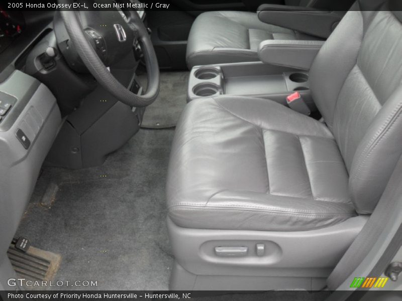 Ocean Mist Metallic / Gray 2005 Honda Odyssey EX-L