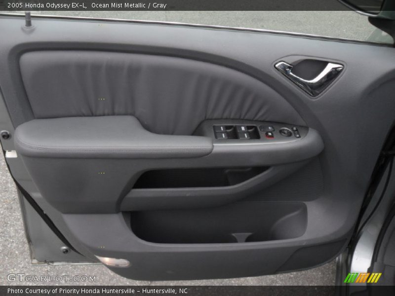 Ocean Mist Metallic / Gray 2005 Honda Odyssey EX-L