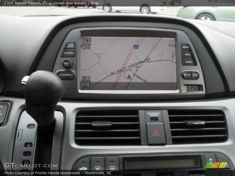 Ocean Mist Metallic / Gray 2005 Honda Odyssey EX-L