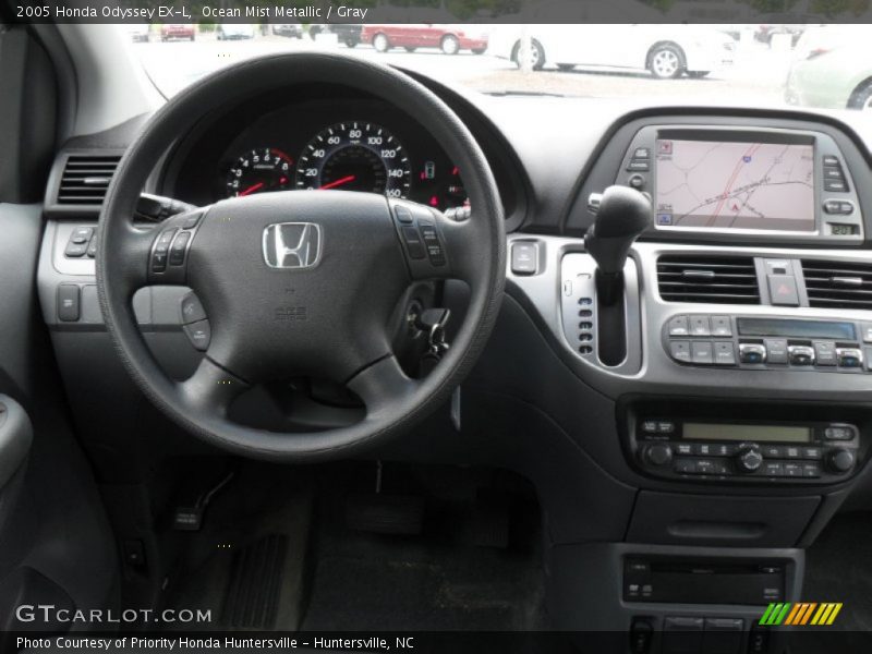 Ocean Mist Metallic / Gray 2005 Honda Odyssey EX-L