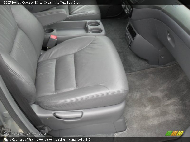 Ocean Mist Metallic / Gray 2005 Honda Odyssey EX-L