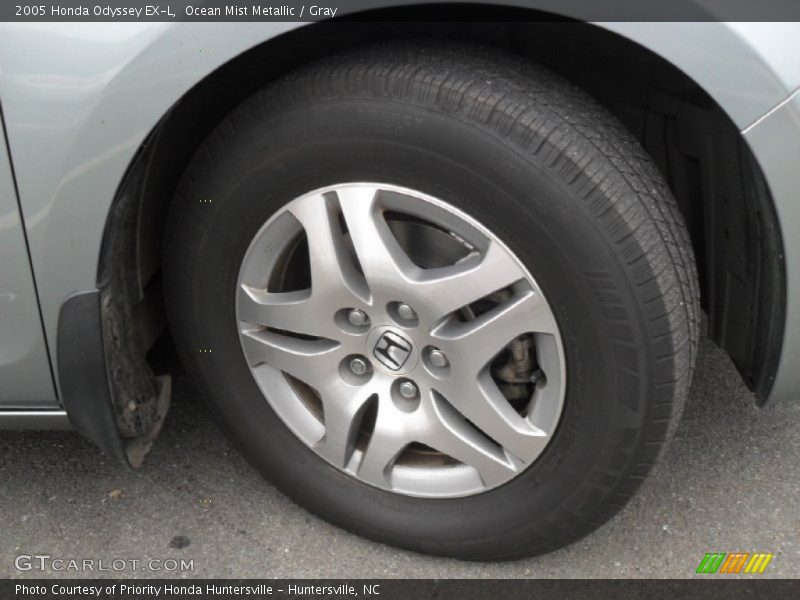 Ocean Mist Metallic / Gray 2005 Honda Odyssey EX-L