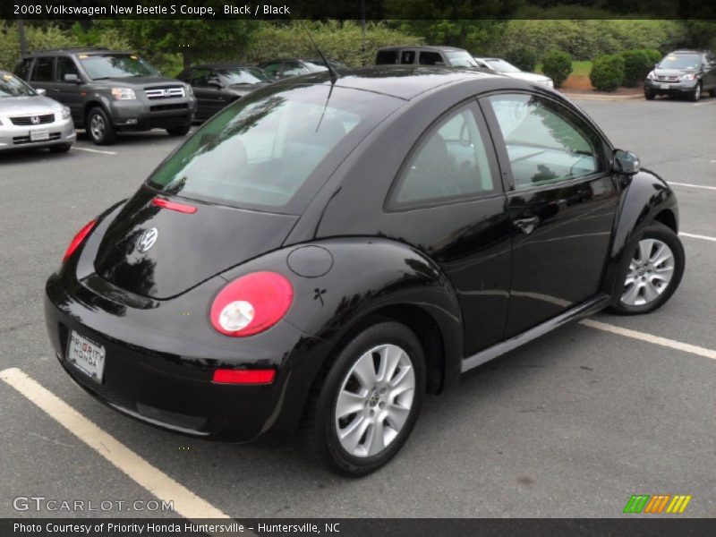 Black / Black 2008 Volkswagen New Beetle S Coupe