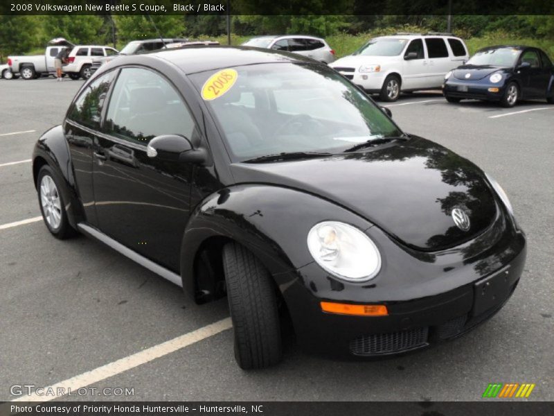 Black / Black 2008 Volkswagen New Beetle S Coupe