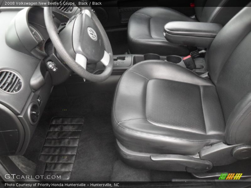  2008 New Beetle S Coupe Black Interior