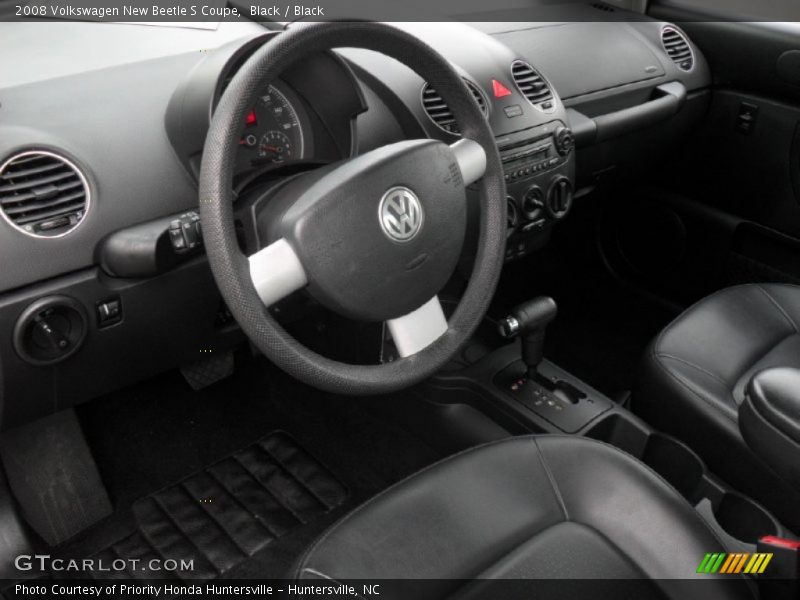 2008 New Beetle S Coupe Black Interior