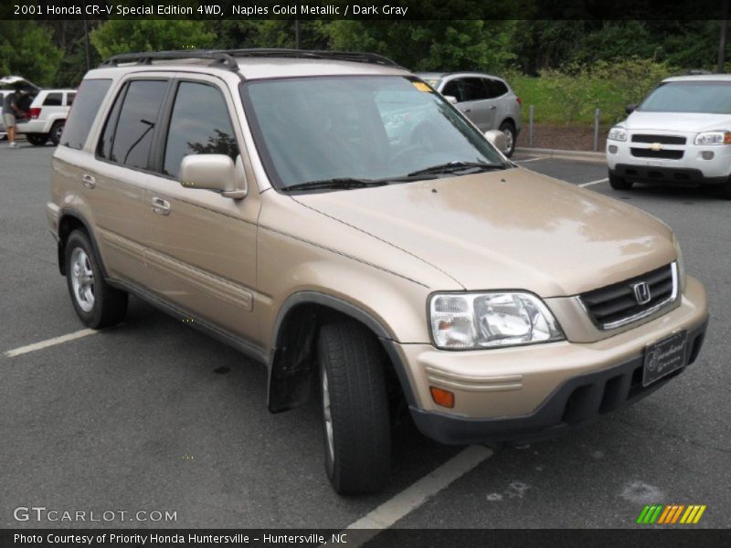 Naples Gold Metallic / Dark Gray 2001 Honda CR-V Special Edition 4WD