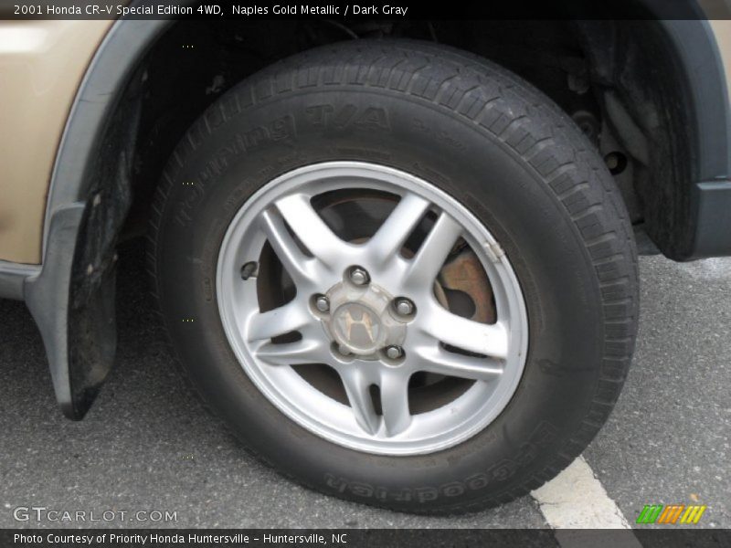 Naples Gold Metallic / Dark Gray 2001 Honda CR-V Special Edition 4WD