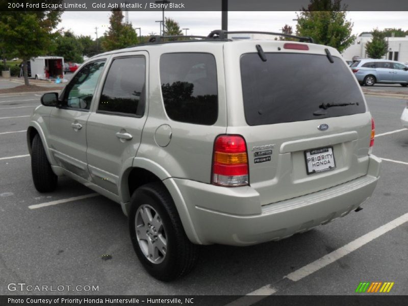 Gold Ash Metallic / Ebony Black 2004 Ford Escape Limited