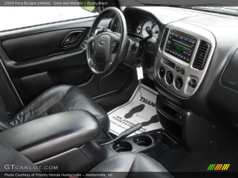  2004 Escape Limited Ebony Black Interior