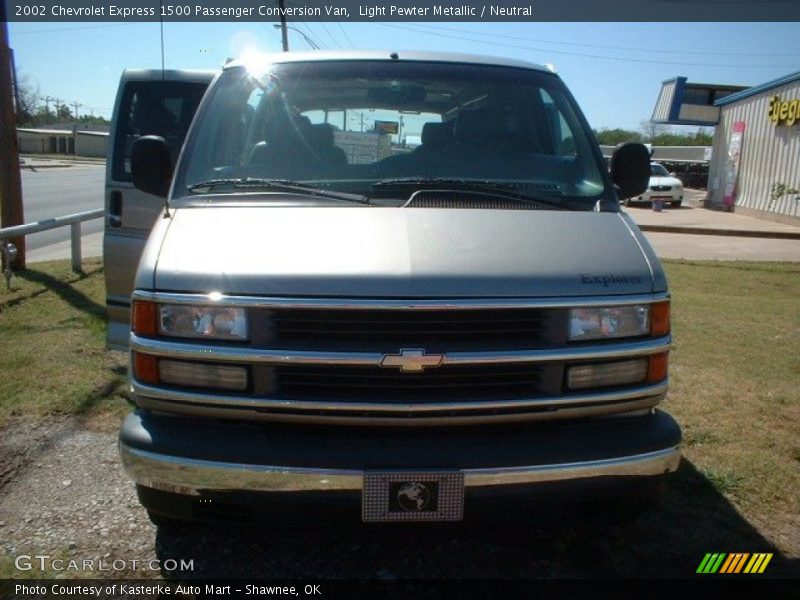 Light Pewter Metallic / Neutral 2002 Chevrolet Express 1500 Passenger Conversion Van
