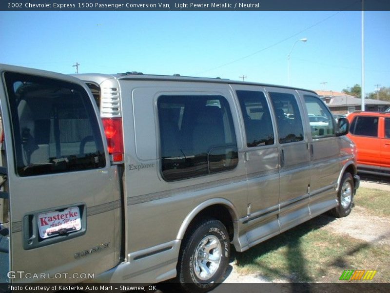 Light Pewter Metallic / Neutral 2002 Chevrolet Express 1500 Passenger Conversion Van