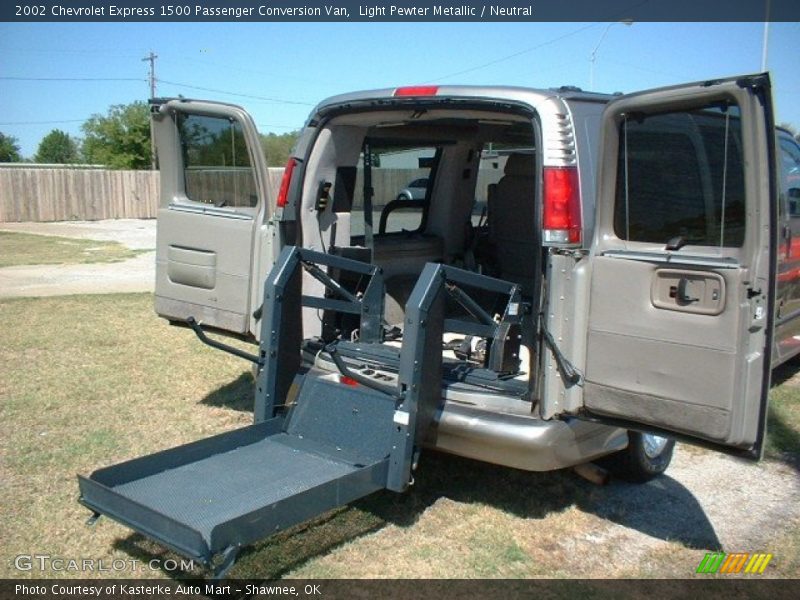 Light Pewter Metallic / Neutral 2002 Chevrolet Express 1500 Passenger Conversion Van