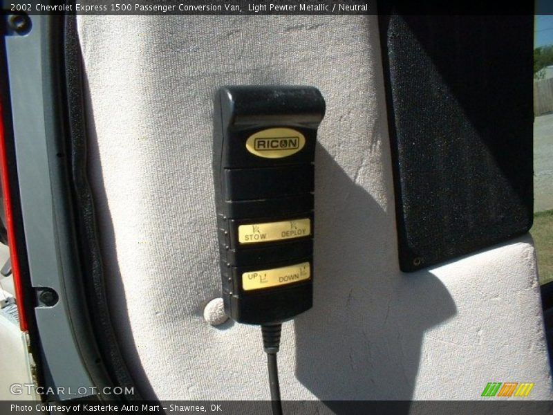 Light Pewter Metallic / Neutral 2002 Chevrolet Express 1500 Passenger Conversion Van