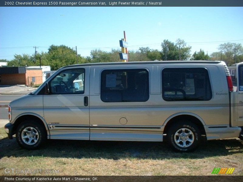 Light Pewter Metallic / Neutral 2002 Chevrolet Express 1500 Passenger Conversion Van