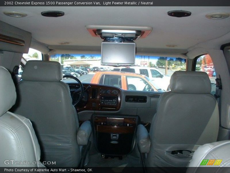 Light Pewter Metallic / Neutral 2002 Chevrolet Express 1500 Passenger Conversion Van