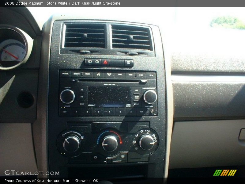 Stone White / Dark Khaki/Light Graystone 2008 Dodge Magnum