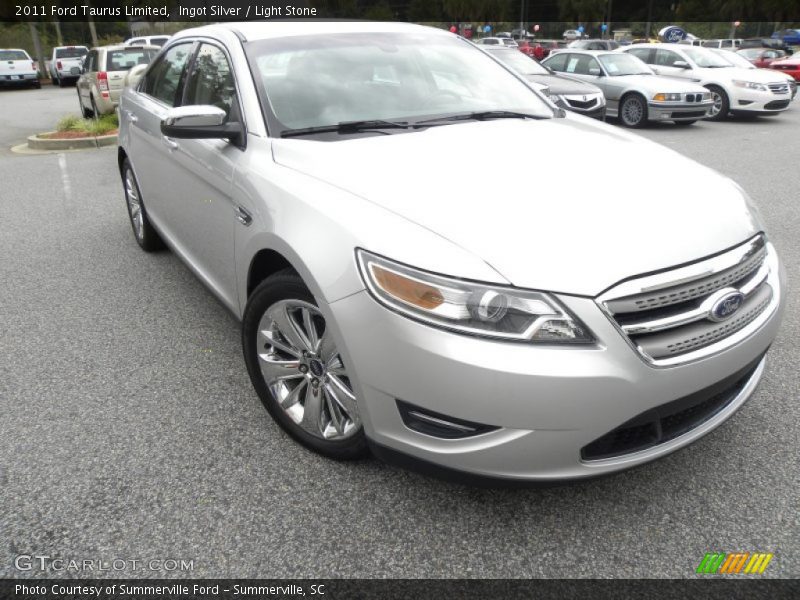 Ingot Silver / Light Stone 2011 Ford Taurus Limited