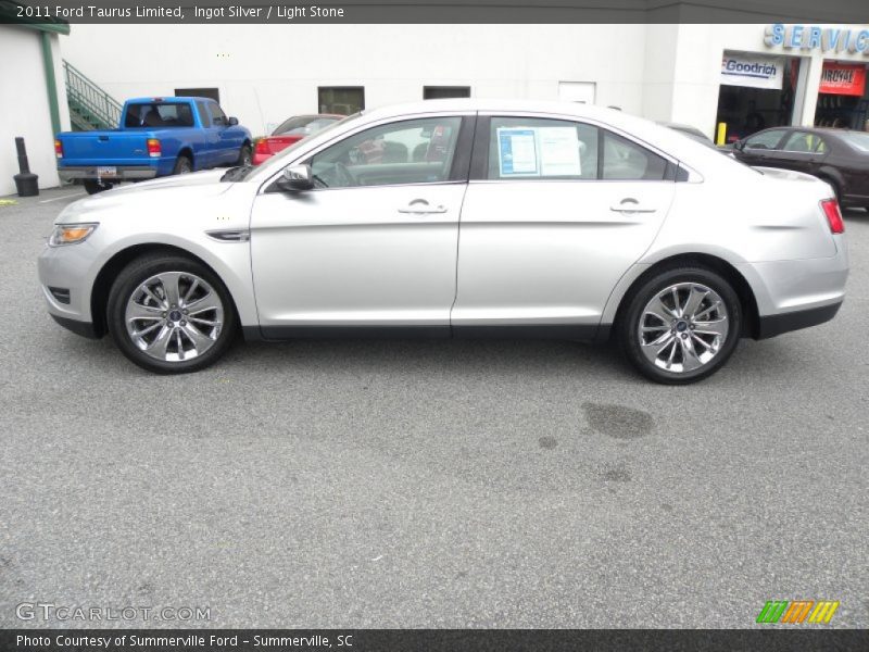 Ingot Silver / Light Stone 2011 Ford Taurus Limited