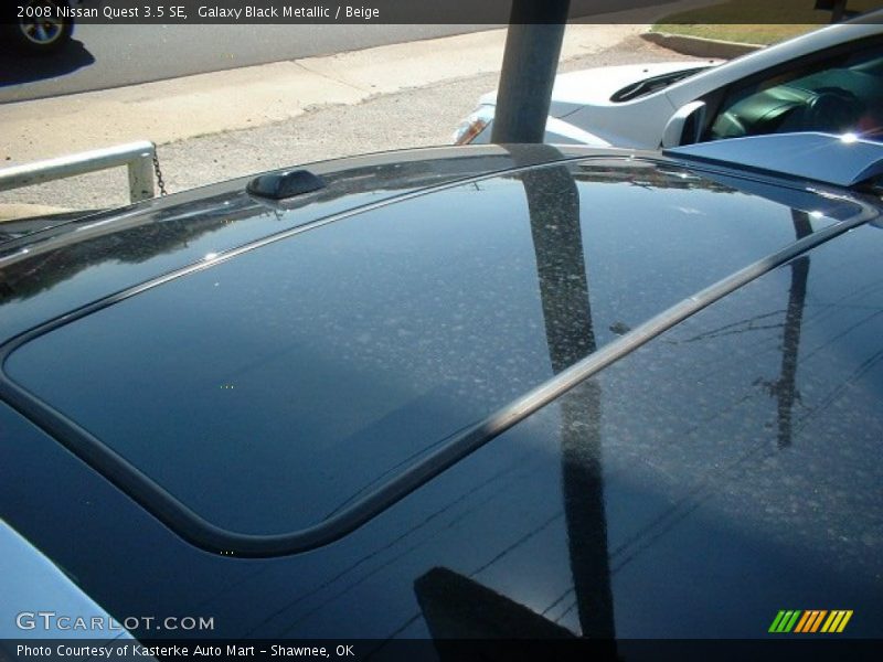 Galaxy Black Metallic / Beige 2008 Nissan Quest 3.5 SE