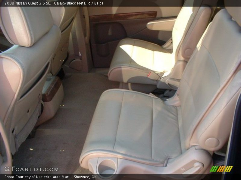 Galaxy Black Metallic / Beige 2008 Nissan Quest 3.5 SE