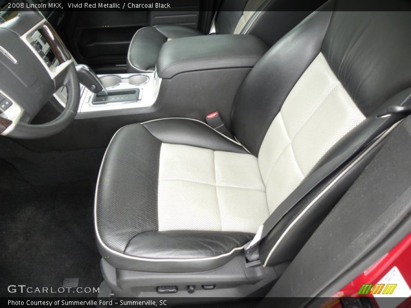 Vivid Red Metallic / Charcoal Black 2008 Lincoln MKX