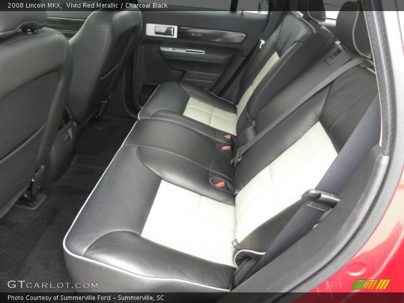 Vivid Red Metallic / Charcoal Black 2008 Lincoln MKX