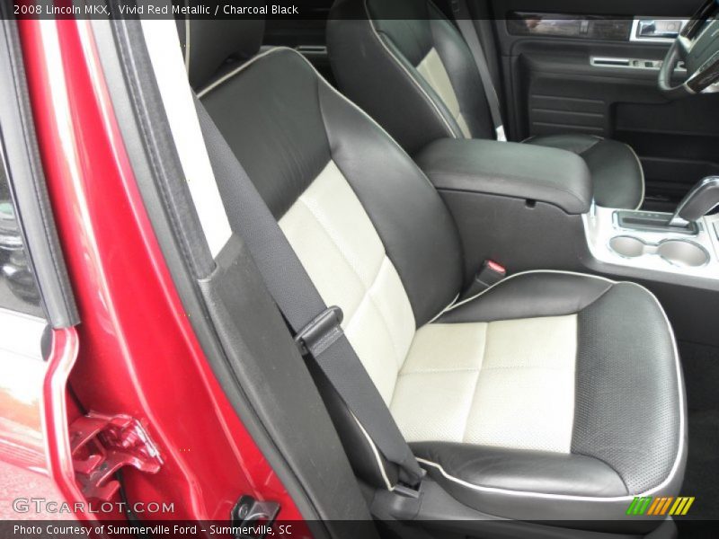 Vivid Red Metallic / Charcoal Black 2008 Lincoln MKX