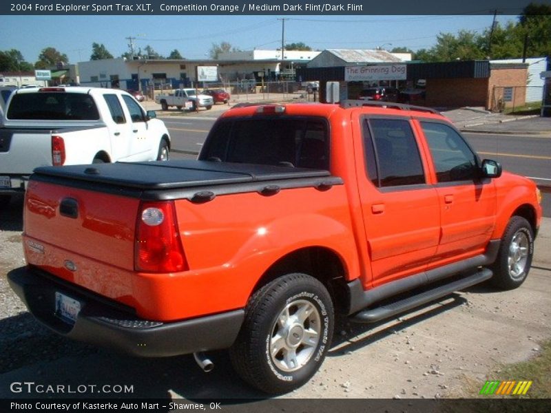 Competition Orange / Medium Dark Flint/Dark Flint 2004 Ford Explorer Sport Trac XLT