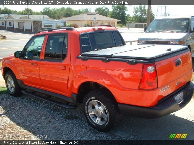 Competition Orange / Medium Dark Flint/Dark Flint 2004 Ford Explorer Sport Trac XLT