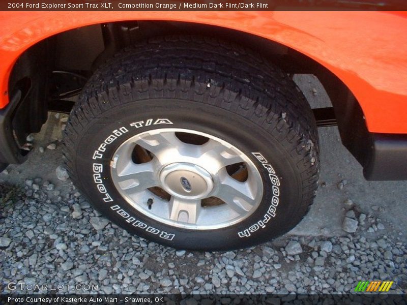 Competition Orange / Medium Dark Flint/Dark Flint 2004 Ford Explorer Sport Trac XLT