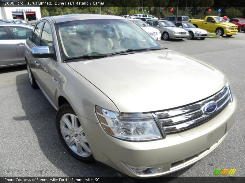 Dune Pearl Metallic / Camel 2008 Ford Taurus Limited