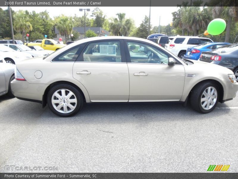 Dune Pearl Metallic / Camel 2008 Ford Taurus Limited