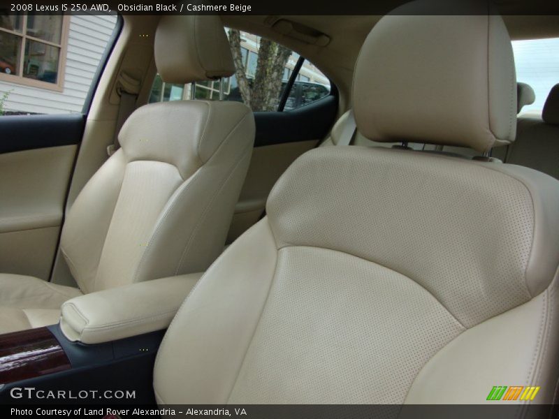Obsidian Black / Cashmere Beige 2008 Lexus IS 250 AWD