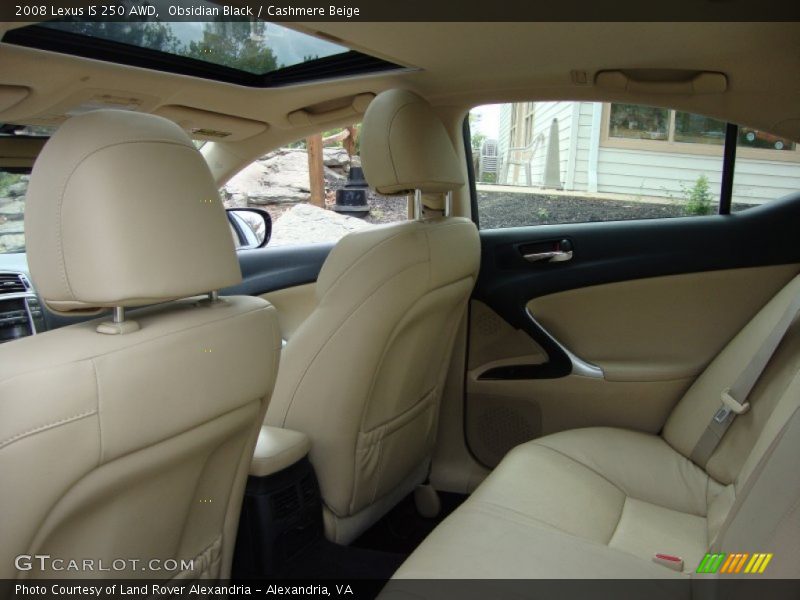 Obsidian Black / Cashmere Beige 2008 Lexus IS 250 AWD