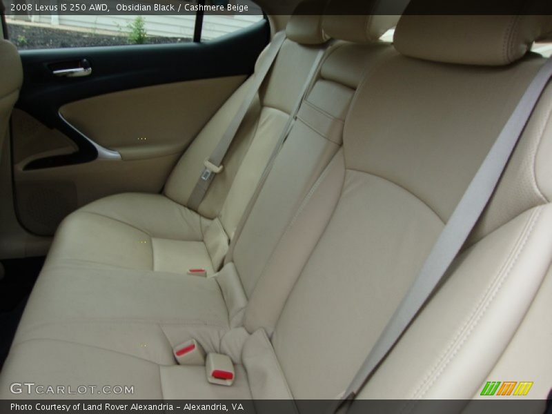 Obsidian Black / Cashmere Beige 2008 Lexus IS 250 AWD