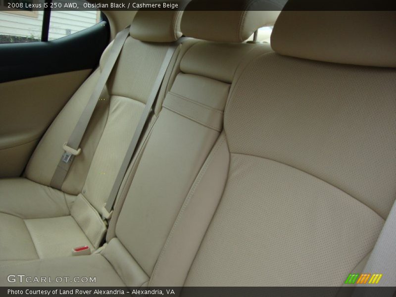 Obsidian Black / Cashmere Beige 2008 Lexus IS 250 AWD
