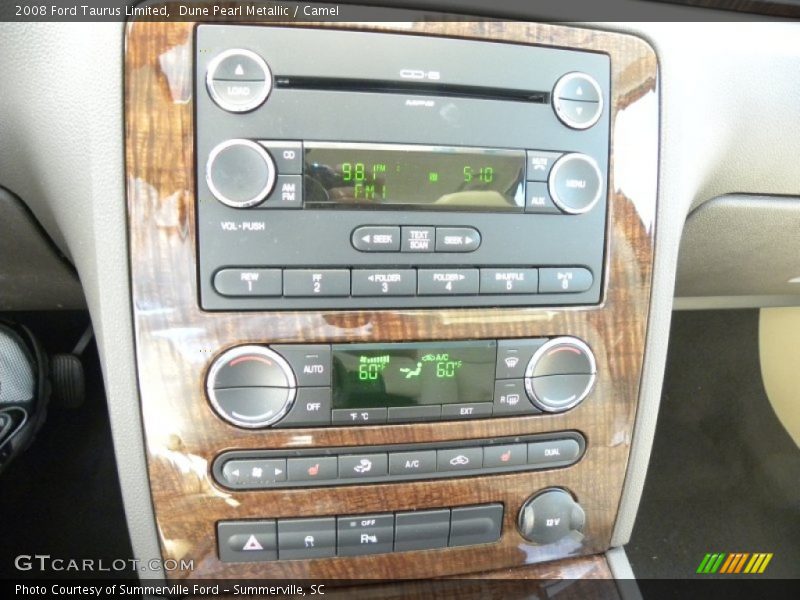 Dune Pearl Metallic / Camel 2008 Ford Taurus Limited