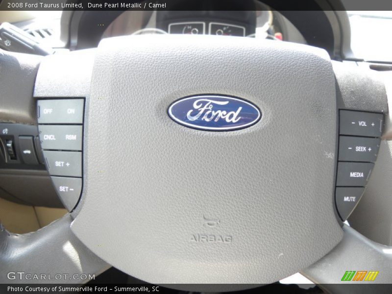 Dune Pearl Metallic / Camel 2008 Ford Taurus Limited