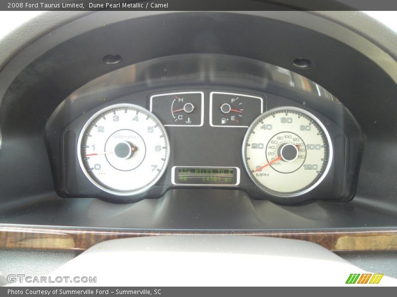 Dune Pearl Metallic / Camel 2008 Ford Taurus Limited