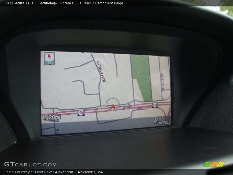 Navigation of 2011 TL 3.5 Technology