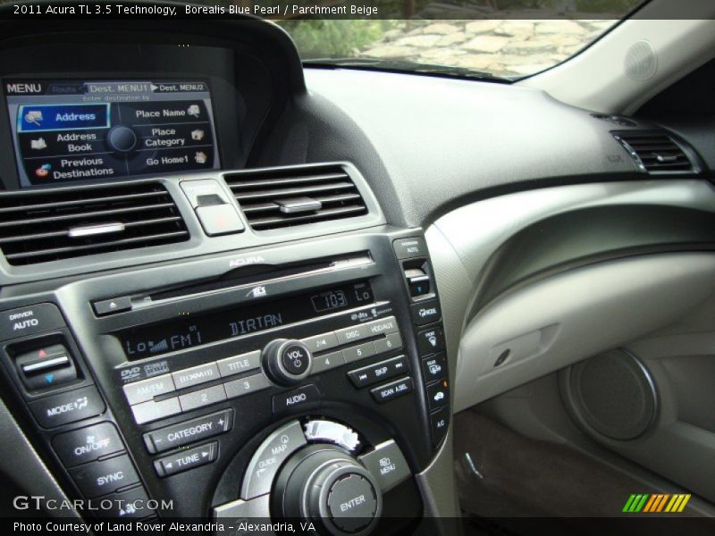 Borealis Blue Pearl / Parchment Beige 2011 Acura TL 3.5 Technology