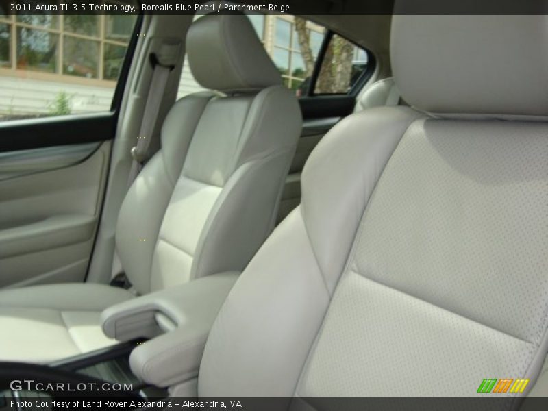 Borealis Blue Pearl / Parchment Beige 2011 Acura TL 3.5 Technology
