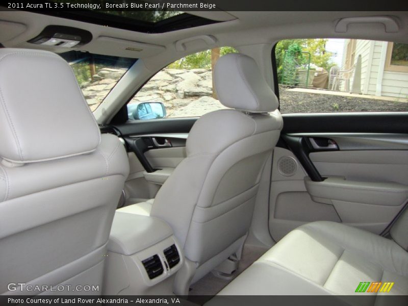 Borealis Blue Pearl / Parchment Beige 2011 Acura TL 3.5 Technology