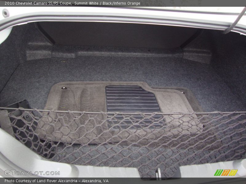 Summit White / Black/Inferno Orange 2010 Chevrolet Camaro SS/RS Coupe