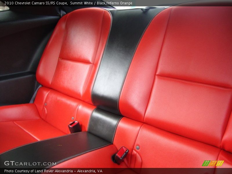  2010 Camaro SS/RS Coupe Black/Inferno Orange Interior