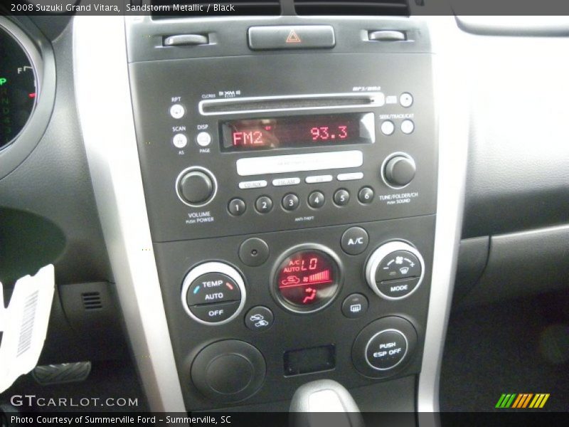 Sandstorm Metallic / Black 2008 Suzuki Grand Vitara
