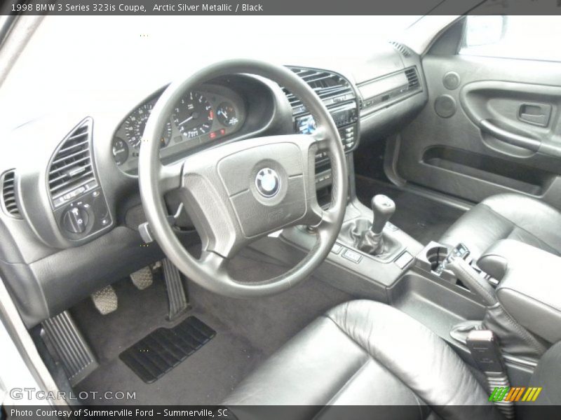 Black Interior - 1998 3 Series 323is Coupe 