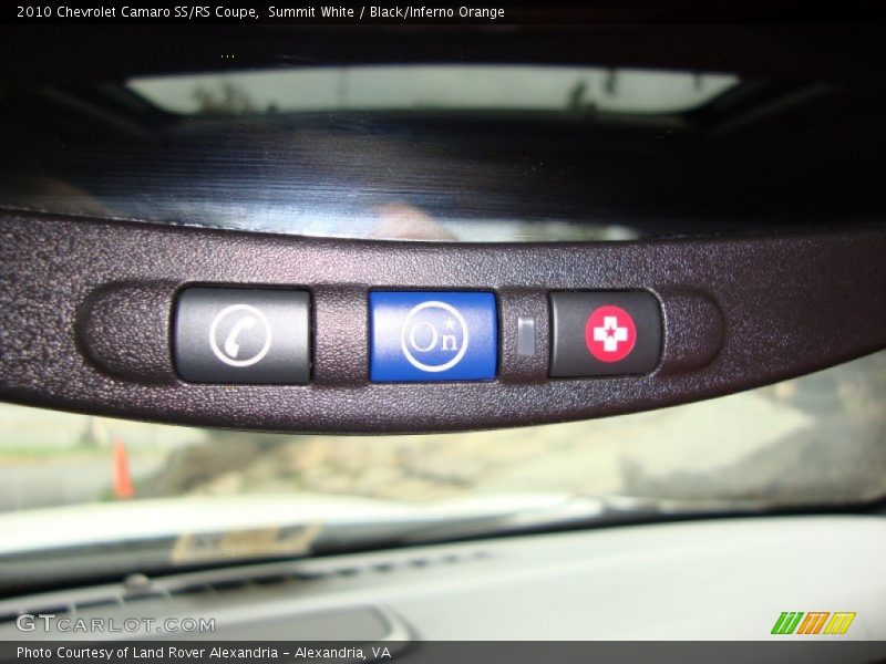 Summit White / Black/Inferno Orange 2010 Chevrolet Camaro SS/RS Coupe