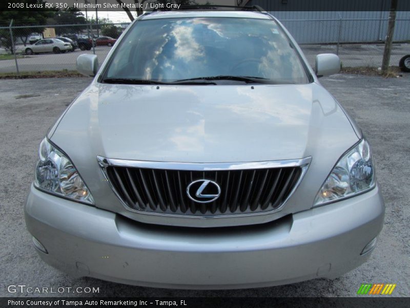 Millenium Silver Metallic / Light Gray 2008 Lexus RX 350